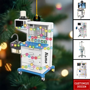 Personalized Anesthesia Machine Ornament-Gifts For Nurse Doctor-2024 New Release