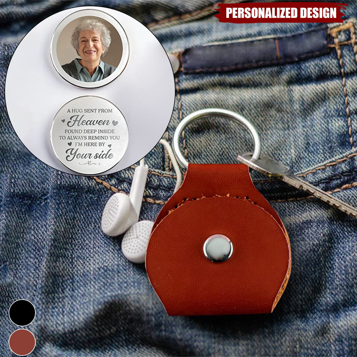 Your Love Is Our Eternal Memory-Memorial Personalized Pocket Hug - Sympathy-Gift For Family Members