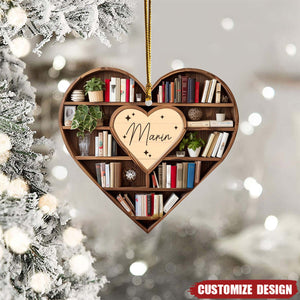 2024 New Release Personalized Christmas Book Tree Name Ornament