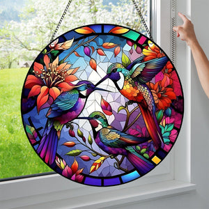 Hummingbird Suncatcher Ornament Window Decor