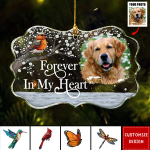 Custom Photo I'm Always With You Memorial - Personalized Medallion Acrylic Ornament - 2024 New Release