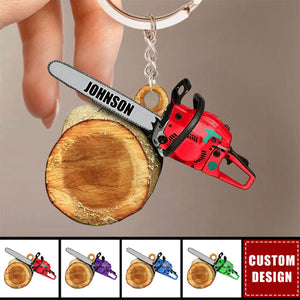 Personalized Arborist Keychain-Gift For Tree Trimmer-2024 New Release