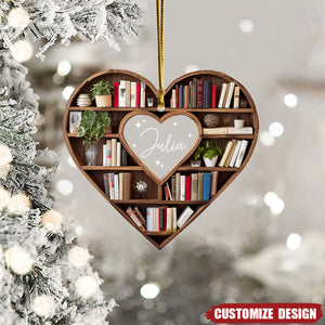 2024 New Release Personalized Christmas Book Tree Name Ornament