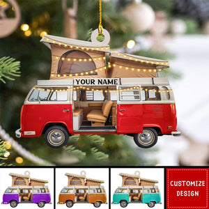 Personalized Camping Car Christmas Ornament-2024 New Release