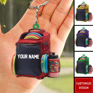 2024 New Release Personalized Disc Golf Acrylic Keychain-Gift For Disc Golf Lovers