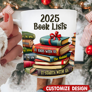 Personalized Gifts For Book Lover Coffee Mug