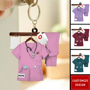 Personalized Nurse Keychain - Gift For Nurse