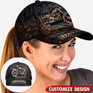 Time To Ride - Personalized Biker Classic Cap