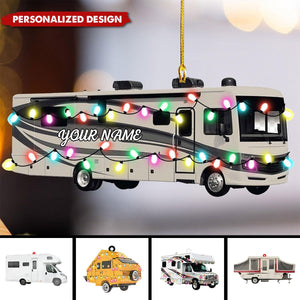 2024 New Release Personalized Camping Car Christmas Ornament-Gifts For Camping Lovers