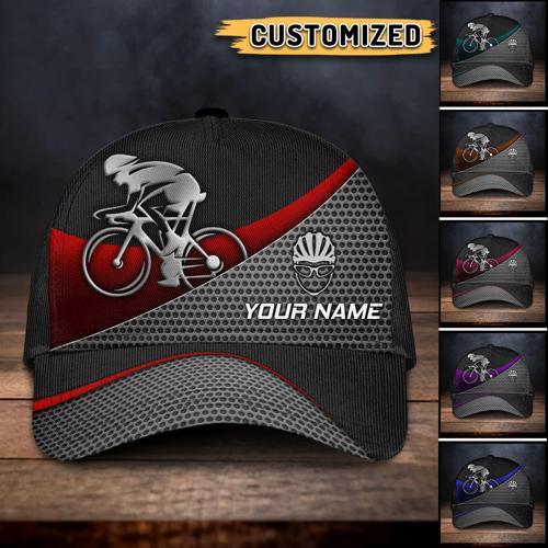 Personalized Cyclist/Biker Multicolor Classic Cap