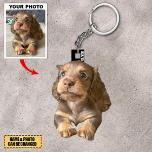 Personalized Keychain - Gift For Pet Lover - Upload Your Photo Acrylic Keychain