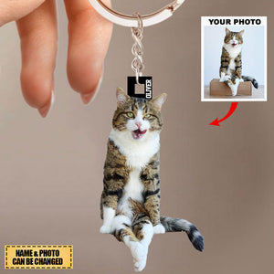 Personalized Keychain - Gift For Pet Lover - Upload Your Photo Acrylic Keychain