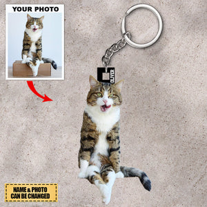 Personalized Keychain - Gift For Pet Lover - Upload Your Photo Acrylic Keychain