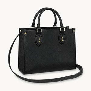 Black Cat Holding Daisy Leather Bag