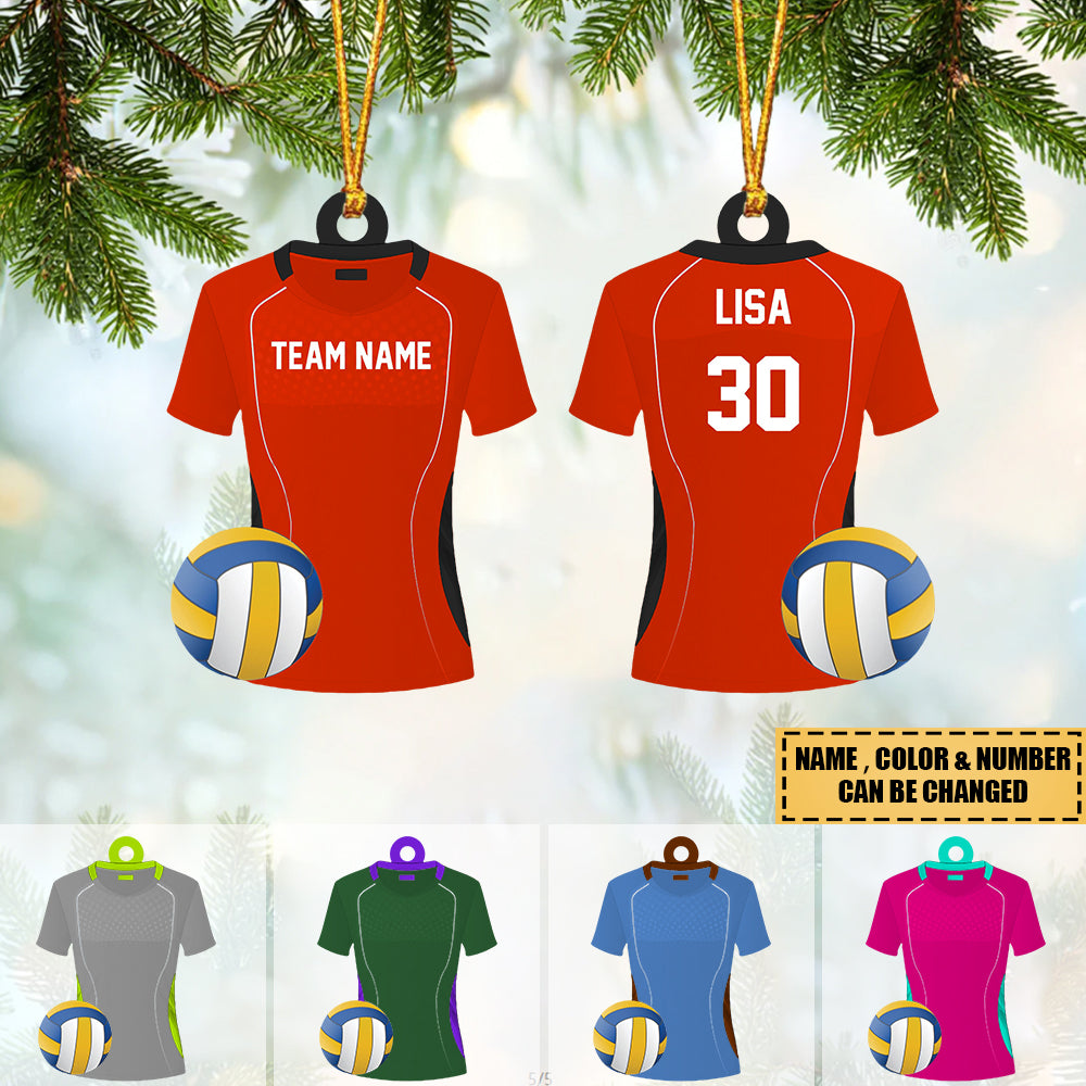 Personalized Soccer Jersey Christmas Ornaments