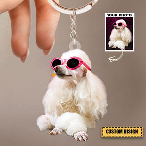 Personalized Keychain - Gift For Pet Lover - Upload Your Photo Acrylic Keychain