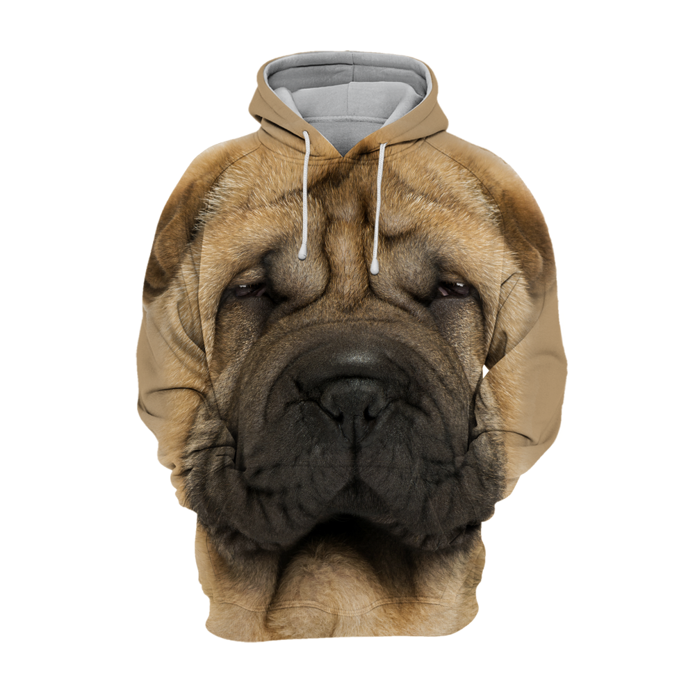 Unisex 3D Graphic Hoodies Animals Dogs Sharpei