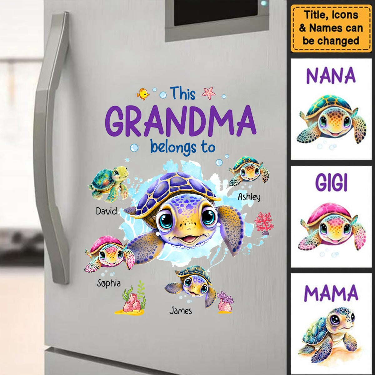 This Grandma Belongs To Decal/Sticker