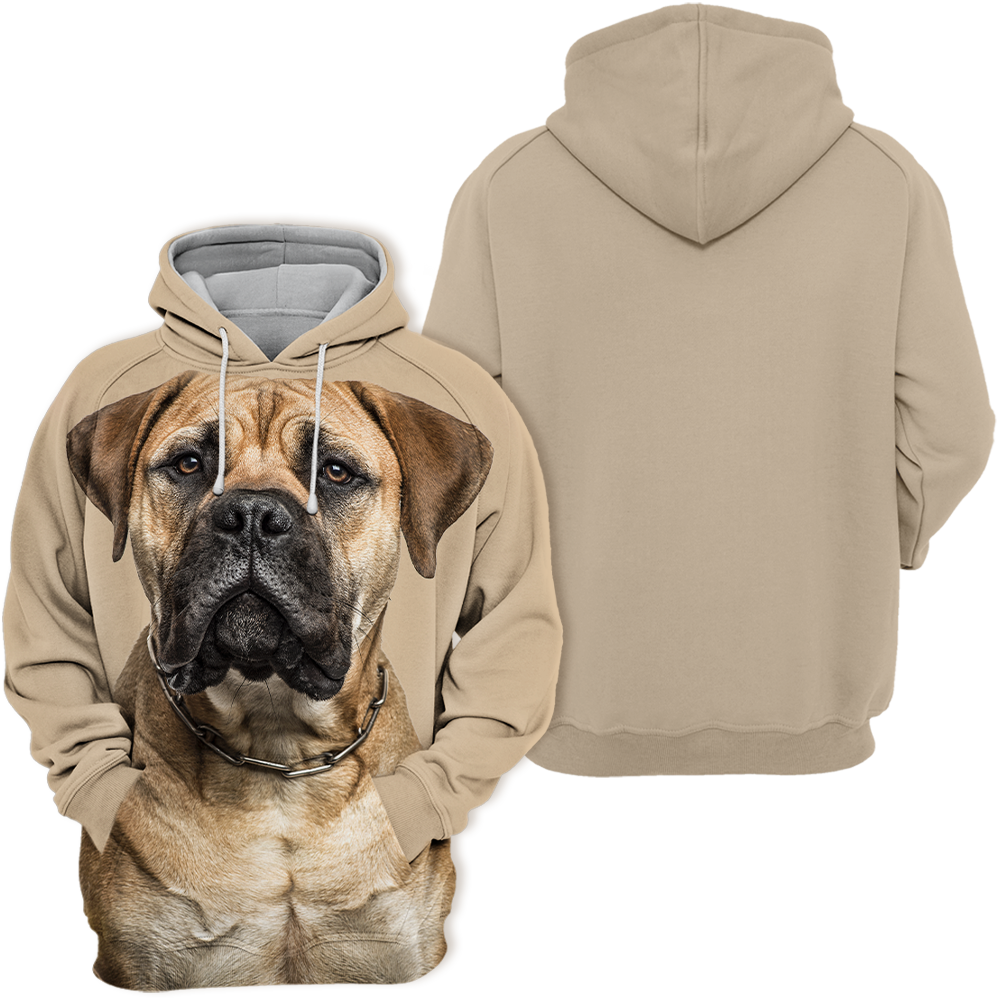 Unisex 3D Graphic Hoodies Animals Dogs Bull Mastiff