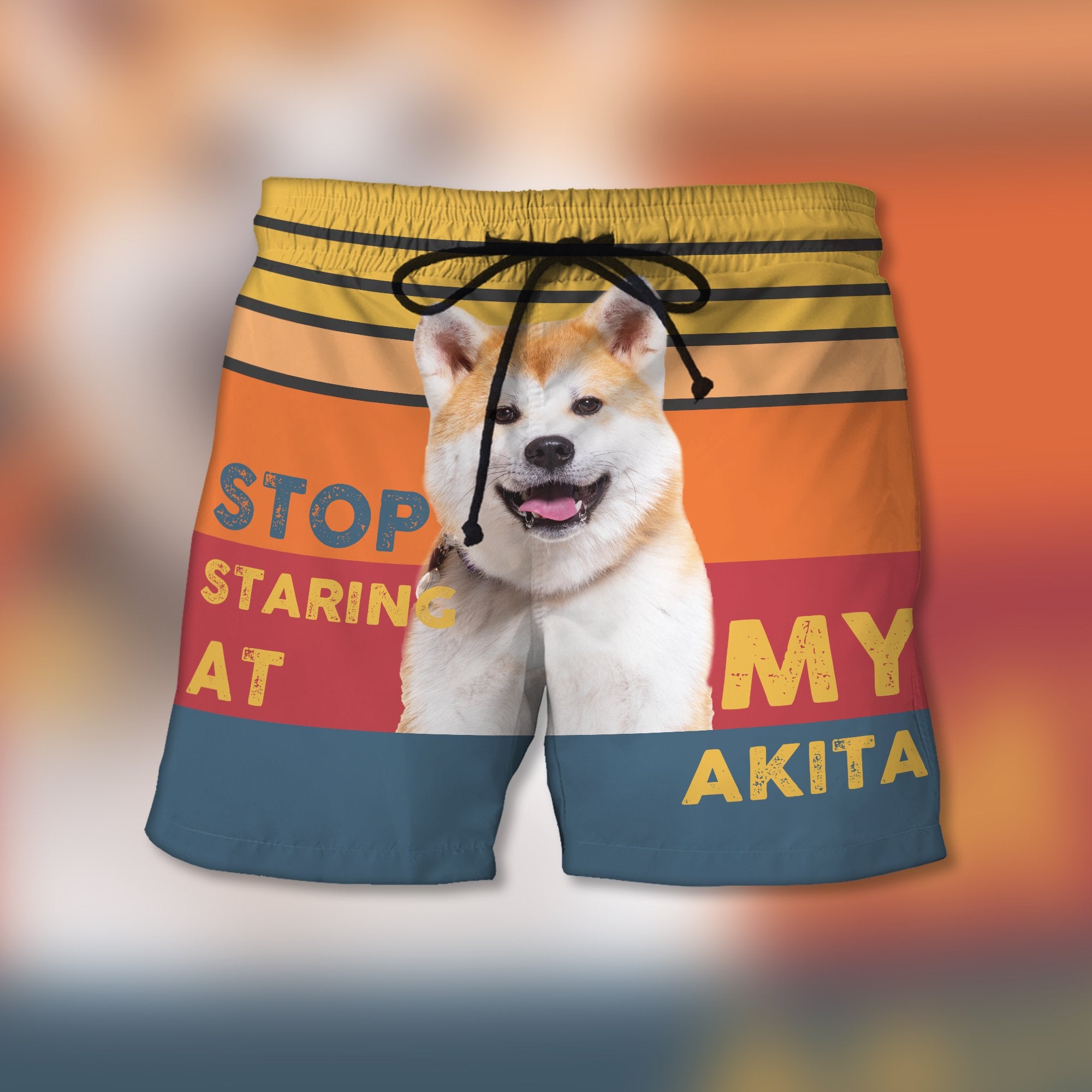 Stop Staring At My Akita - Custom Trunks