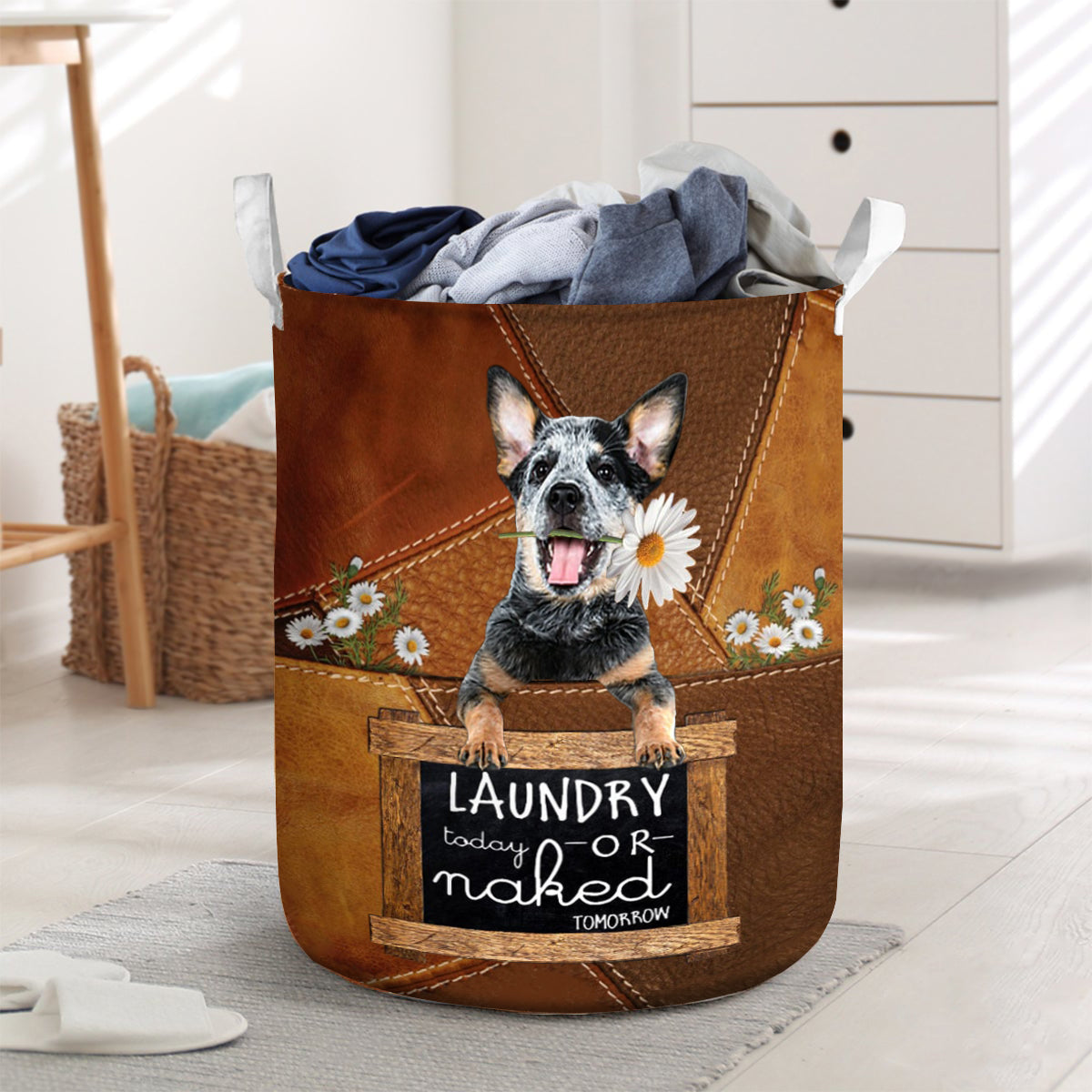 Australian Cattle Laundry Today Or Naked Tomorrow Laundry Basket