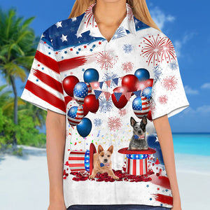 Australian Cattle Independence Day Hawaiian Shirt