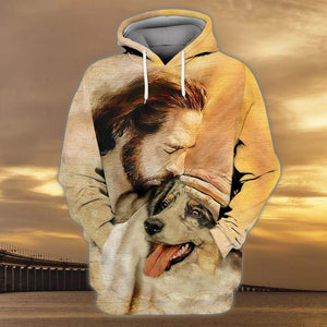 Australian Shepherd With God Unisex Hoodie