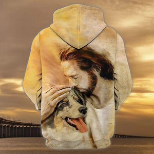 Australian Shepherd With God Unisex Hoodie