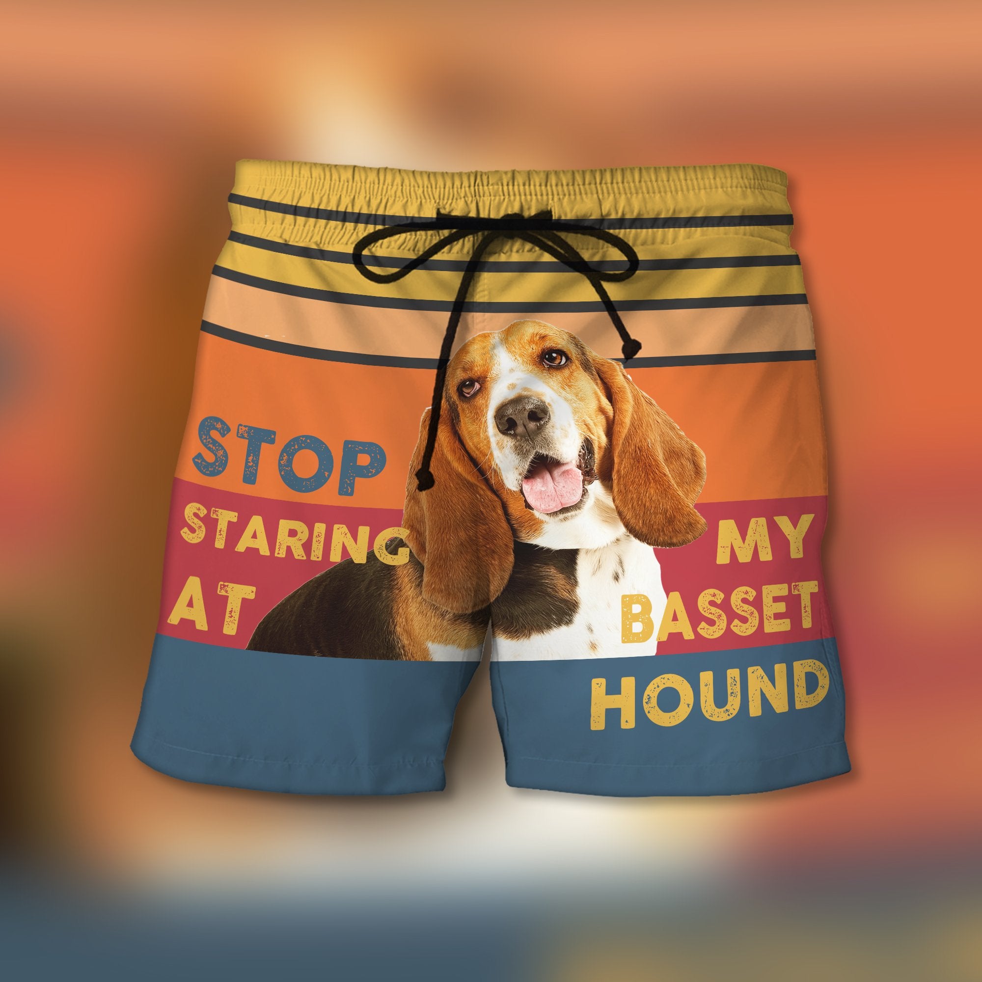 Stop Staring At My Basset Hound - Custom Trunks