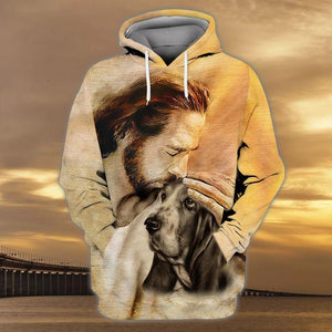 Basset Hound With God Unisex Hoodie