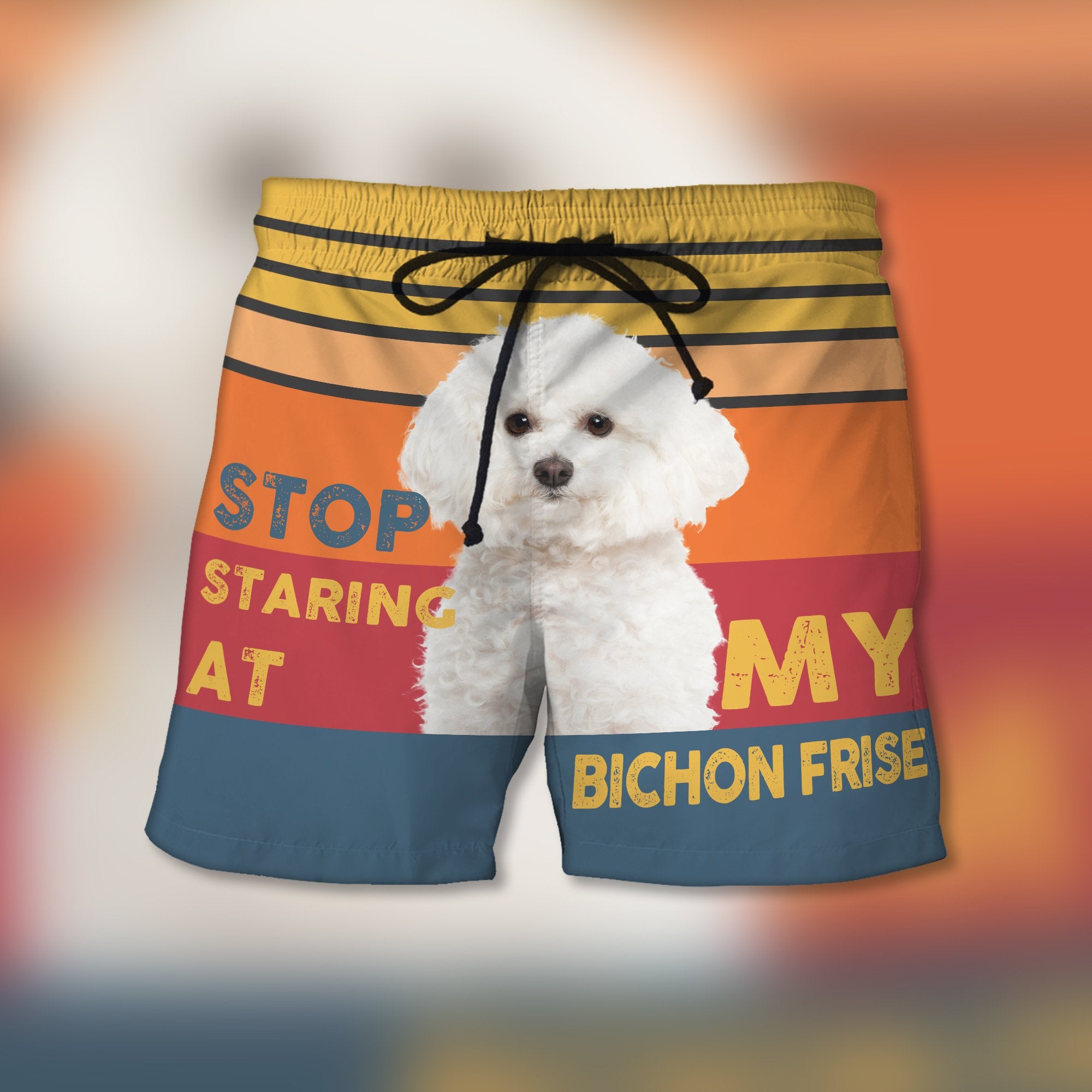 Stop Staring At My Bichon Frise - Custom Trunks