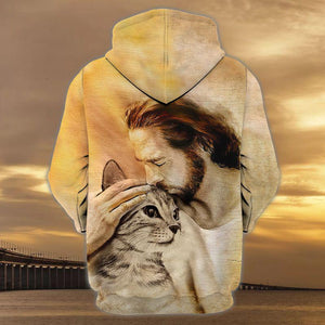 Cat With God Unisex Hoodie