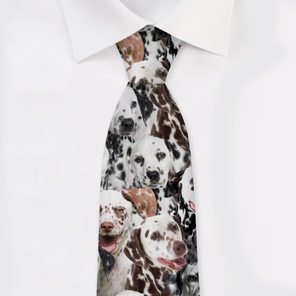 A Bunch Of Dalmatians Tie For Men/Great Gift Idea For Christmas