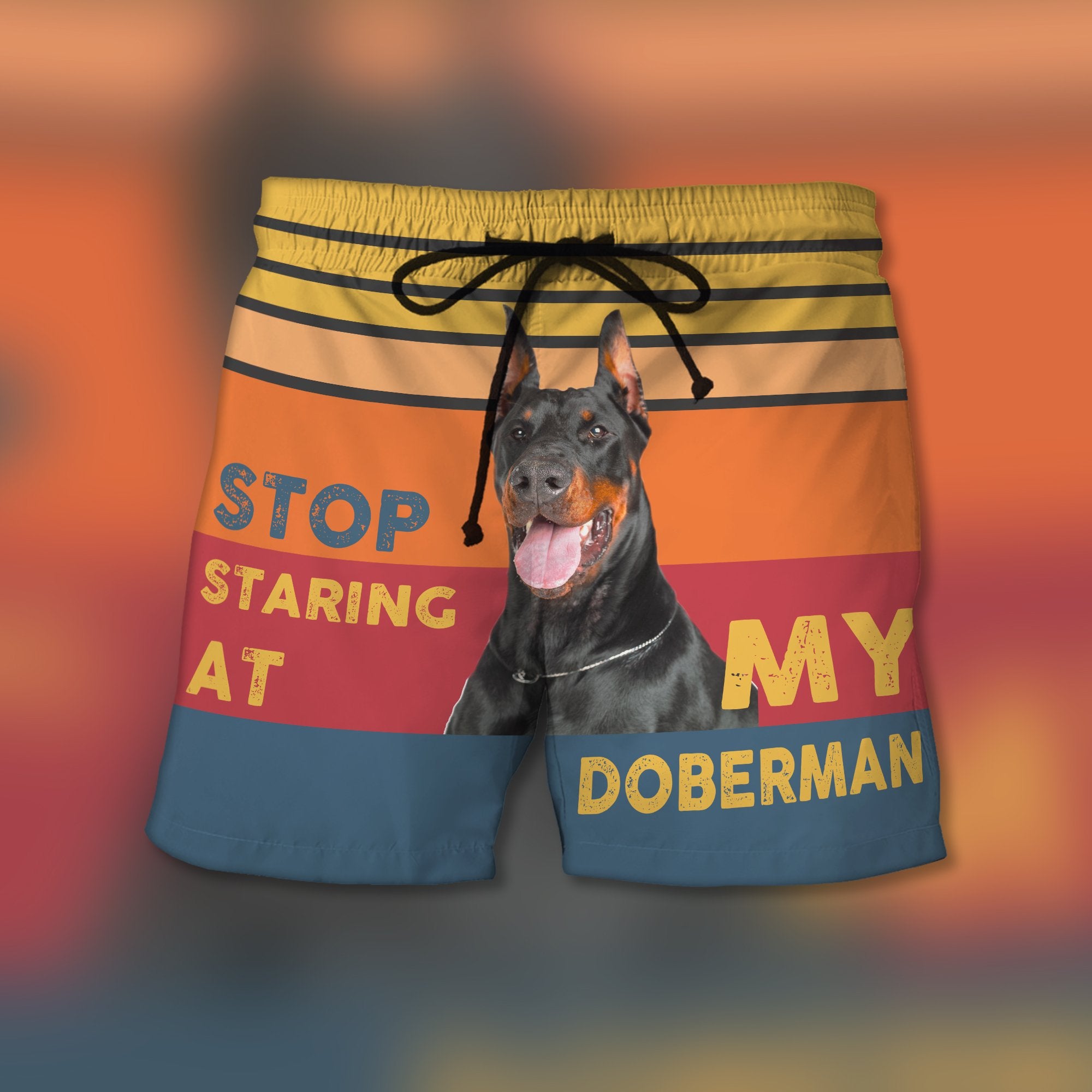 Stop Staring At My Doberman - Custom Trunks