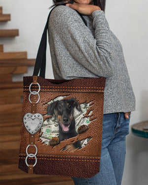 Doberman Stylish Cloth Tote Bag