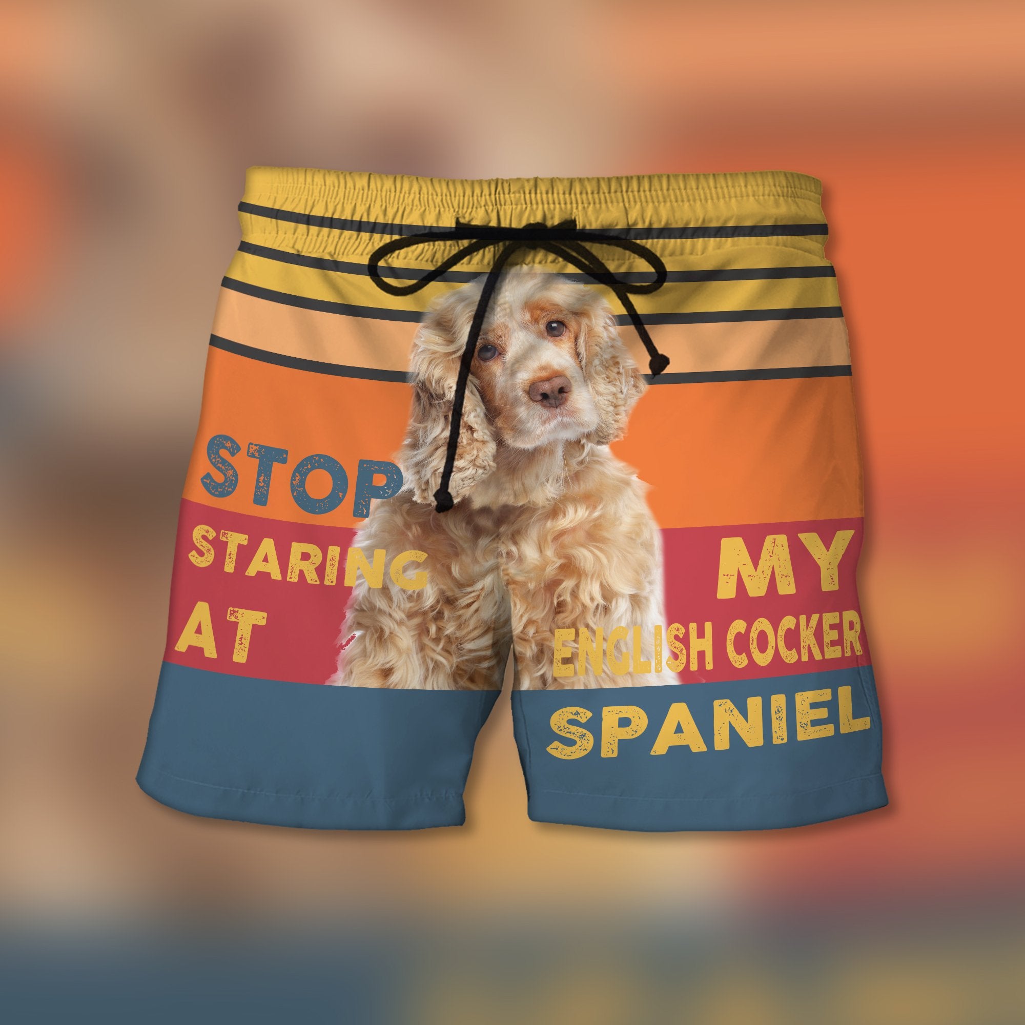 Stop Staring At My English Cocker Spaniel - Custom Trunks