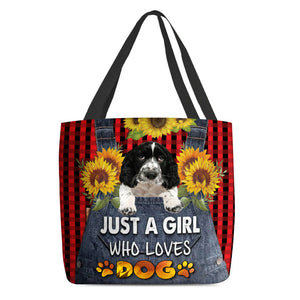 English Springer Spaniel-Just A Girl Who Loves Dog Tote Bag