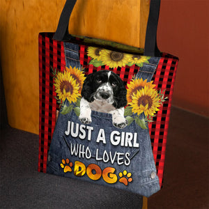 English Springer Spaniel-Just A Girl Who Loves Dog Tote Bag