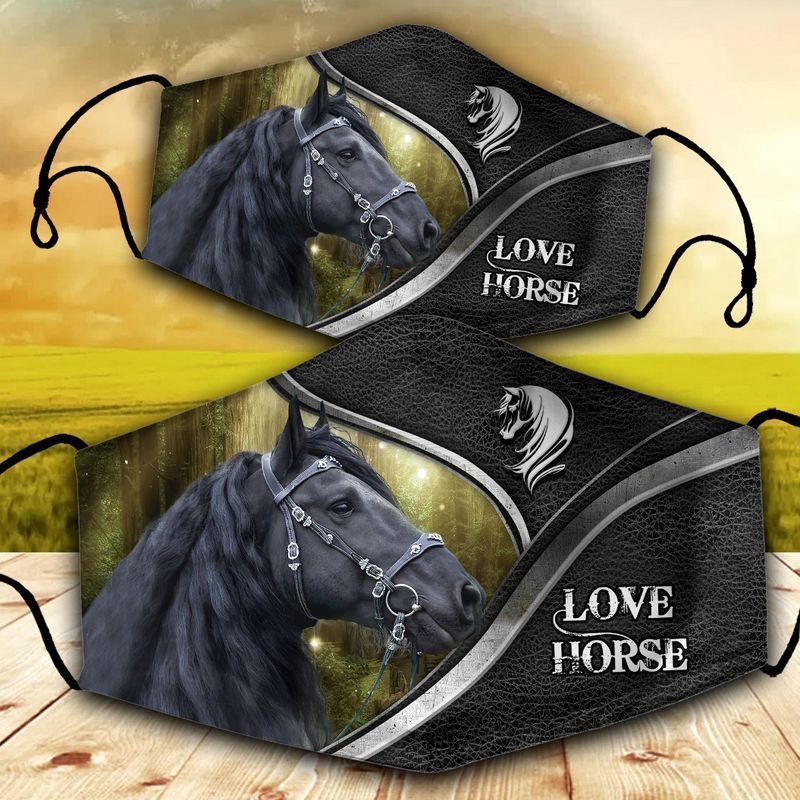 FM54 Love Horse Face Mask