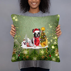 French Bulldog02 Merry Christmas Pillow Case