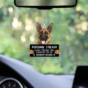 German Shepherd 02Personal Stalker Car Hanging Ornament