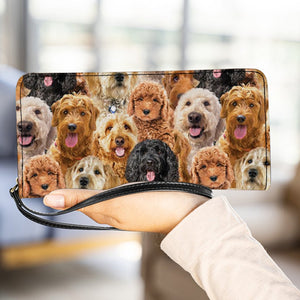 A Bunch Of Goldendoodles Clutch Purse