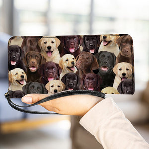 A Bunch Of Labradors Clutch Purse