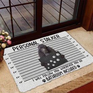 Poodle Personal Stalker Doormat