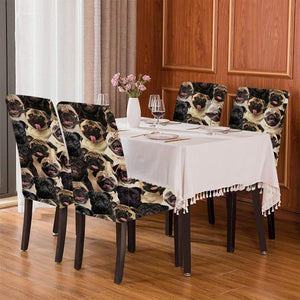 A Bunch Of Pugs Chair Cover/Great Gift Idea For Dog Lovers