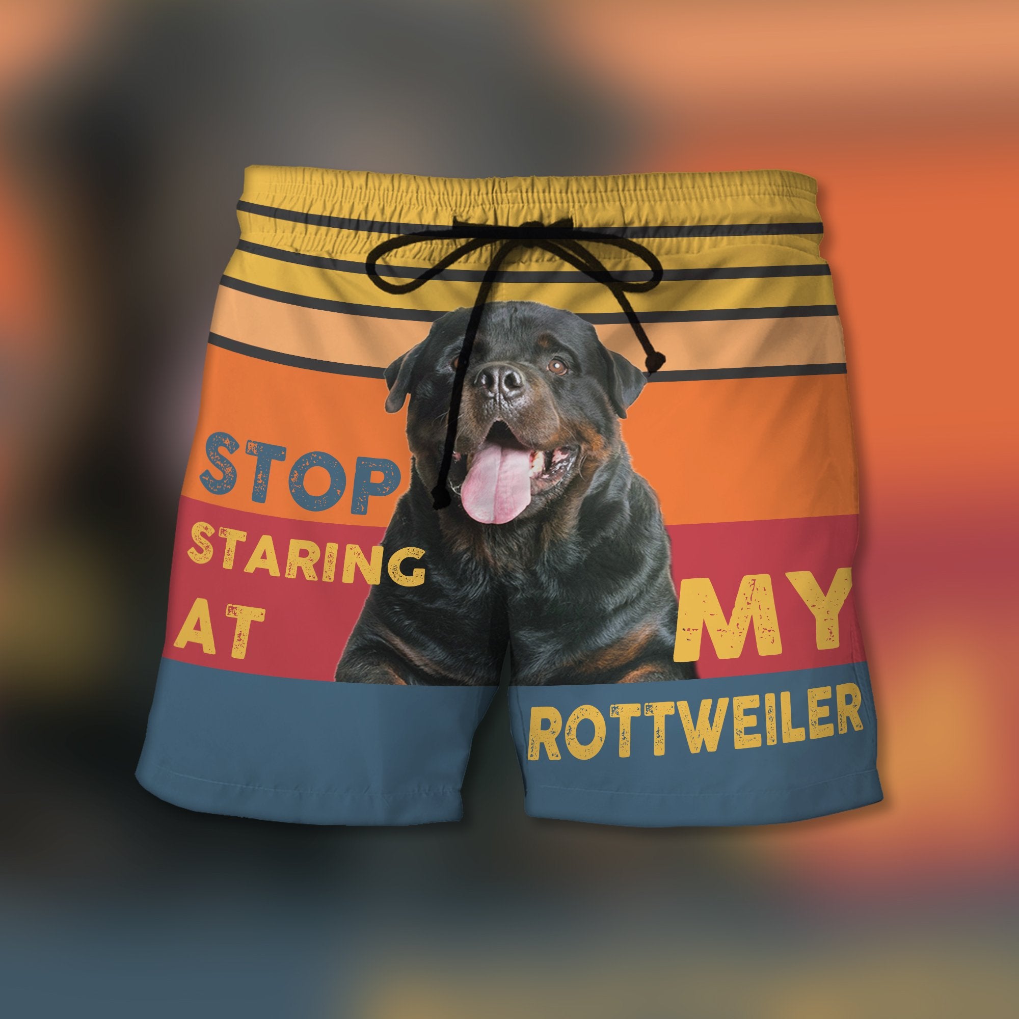 Stop Staring At My Rottweiler - Custom Trunks