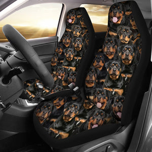A Bunch Of Rottweilers Car Seat Cover