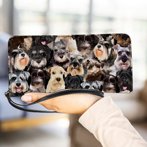 A Bunch Of Schnauzers Clutch Purse