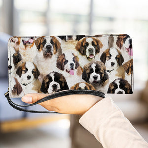 A Bunch Of St. Bernards Clutch Purse