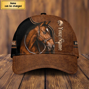 Personalized Name Horse Classic Cap